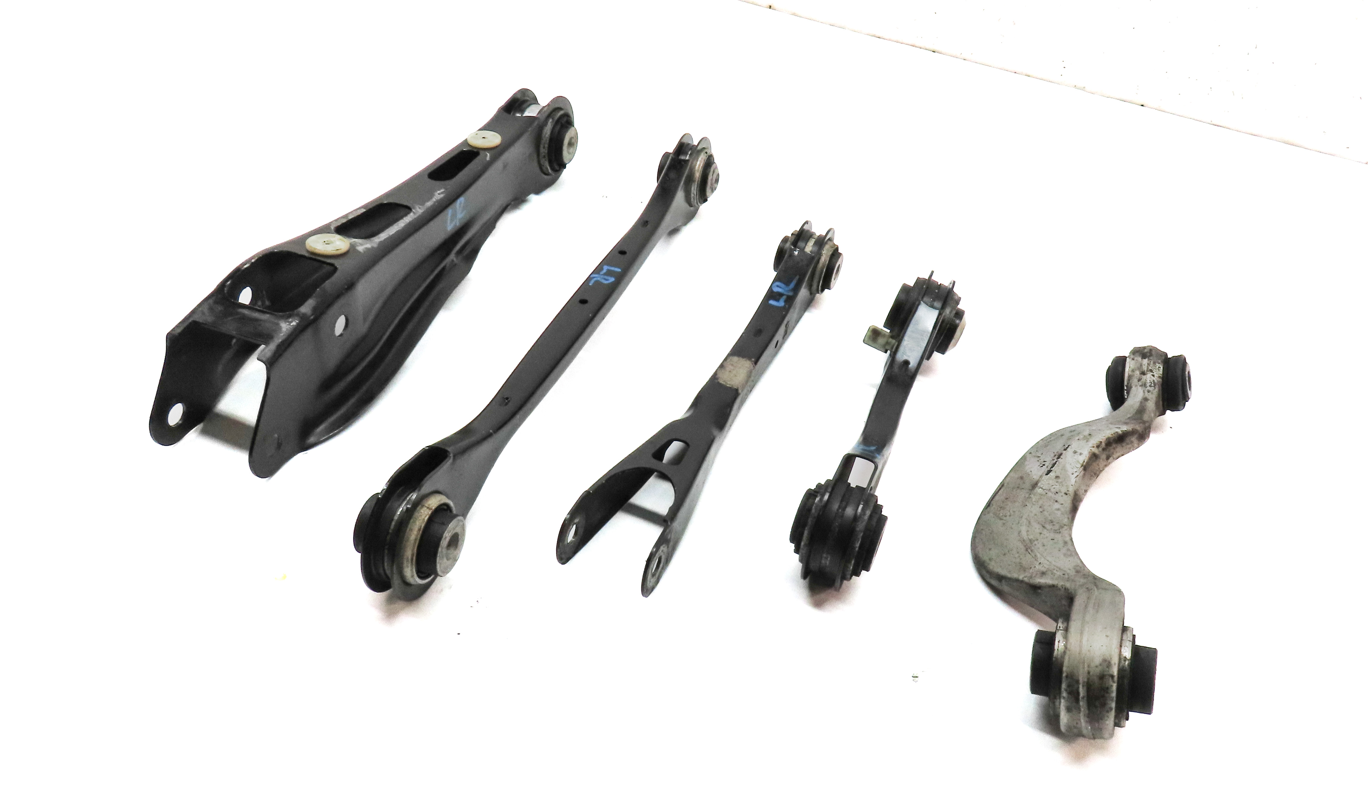 2018-2023 BMW X3 X4 X4M (F98 G01 G02) REAR LEFT DRIVER SIDE CONTROL ARM SET 5 — exact item pictured